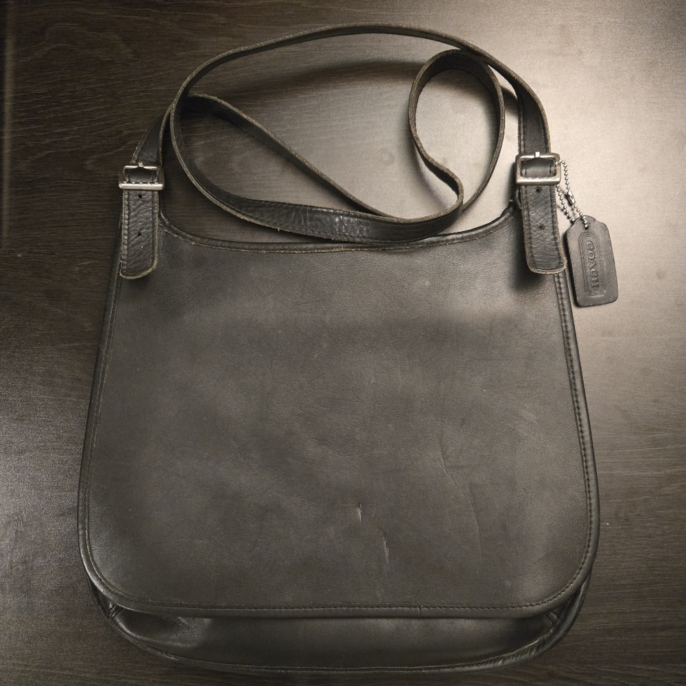Vintage 90s Coach 9134 Small Hippie Flap Bag
